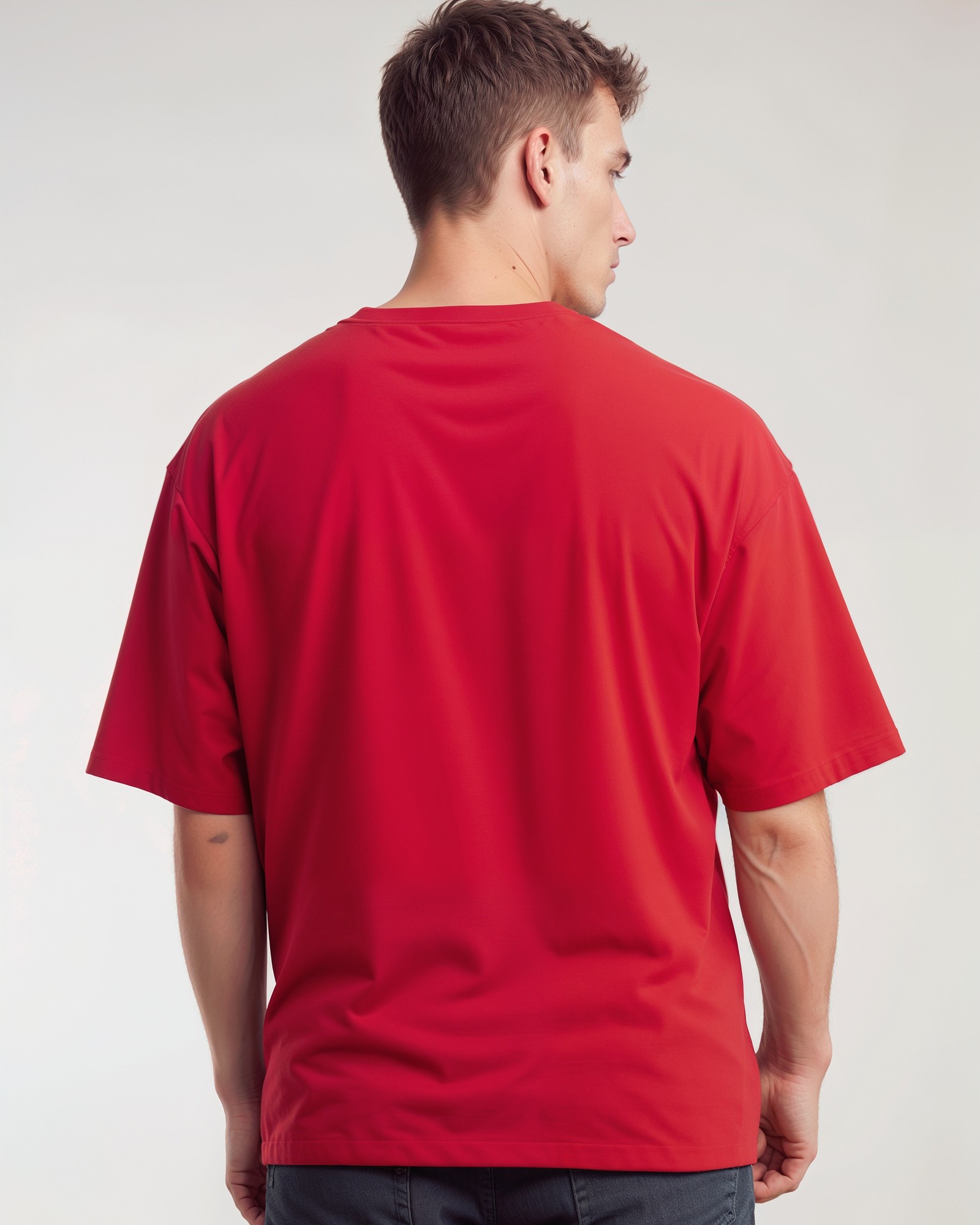 lookcs red logo oversized tshirt (1)