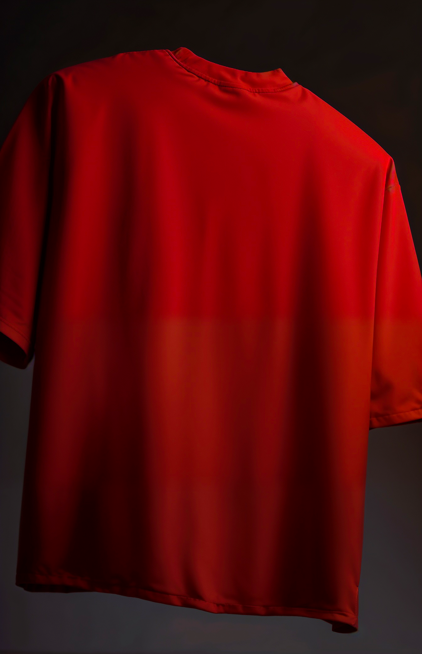 lookcs red logo oversized tshirt (2)